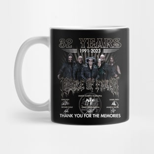 Cradle of Filth 30 years 1991 2021 thank you for the memories signatures Mug